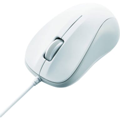 【CAINZ-DASH】エレコム ＵＳＢ光学式マウス　（Ｓサイズ）　ホワイト M-K5URWH/RS【別送品】