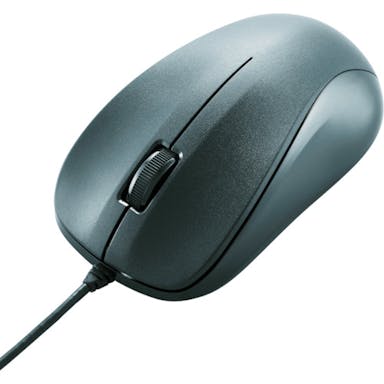 【CAINZ-DASH】エレコム ＵＳＢ光学式マウス（Ｍサイズ）ブラック M-K6URBK/RS【別送品】
