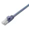 エレコム 爪折れ防止LANケーブル Cat6用 ブルー 1m