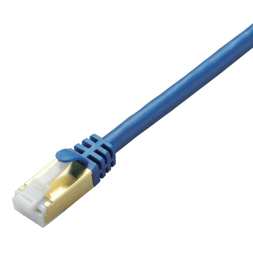 エレコム CAT7W構造爪折れ防止LANケーブル メタリックブルー 5m OAケーブル・OAコード エレコム CAT7W構造爪折れ防止LANケーブル メタリックブルー 5m OAケーブル・OAコード