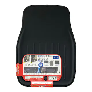 錦産業 車内マット ベーシックトレイ 前席用M ブラック