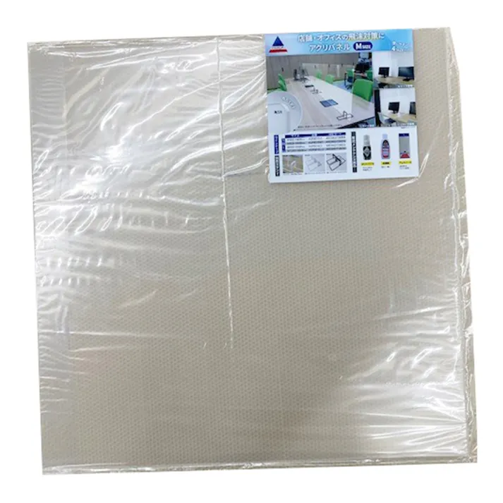 アクリルパネル 飛沫防止パネル 透明 Mサイズ 幅60cm高さ60cm 3mm厚