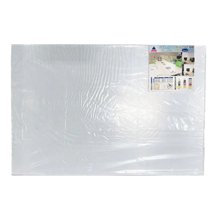 アクリルパネル 飛沫防止パネル 透明 Lサイズ 幅90cm×高さ60cm 3mm厚