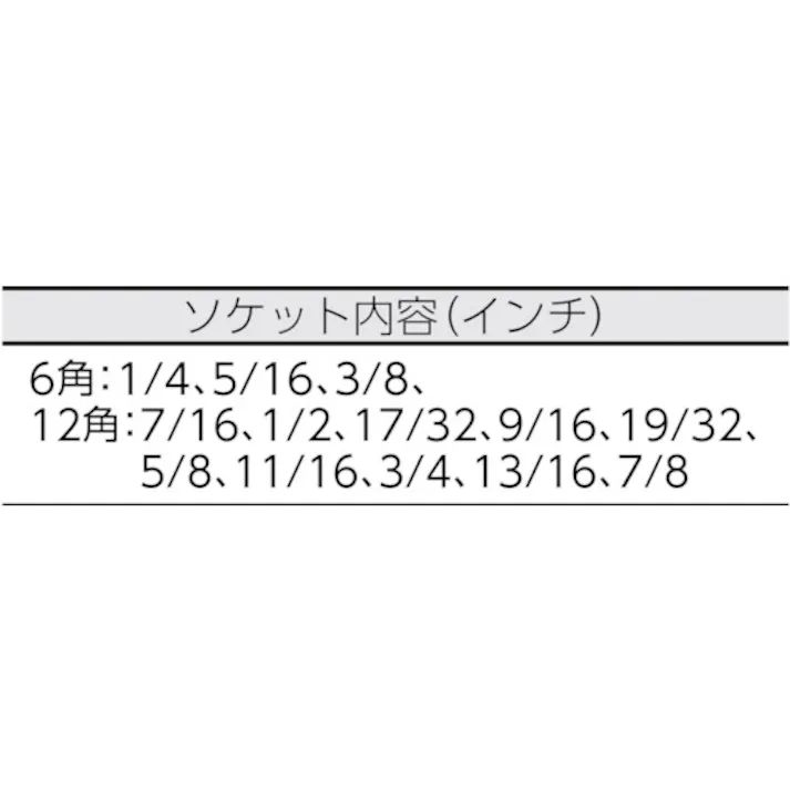 【CAINZ-DASH】TONE ソケットレンチセット(インチ) 吋目 差込角3/8インチ 1500【別送品】