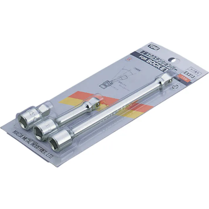 【CAINZ-DASH】TONE 首振エクステンションバー 差込角9.5mm 3本セット EX313【別送品】