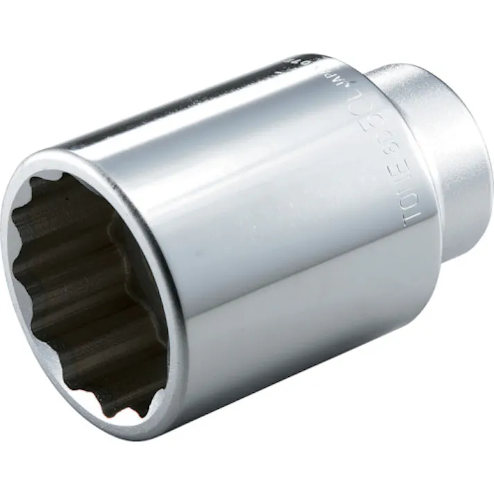 【CAINZ-DASH】TONE ディープソケット(12角) 対辺寸法41mm 差込角19.0mm 全長100mm 6D-41L【別送品】