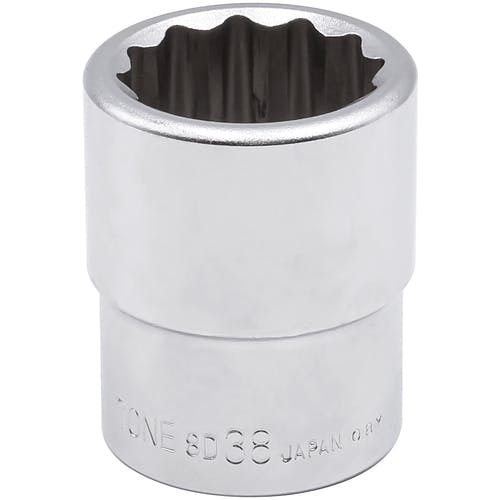 CAINZ-DASH】TONE ソケット（12角） 対辺寸法38mm 差込角