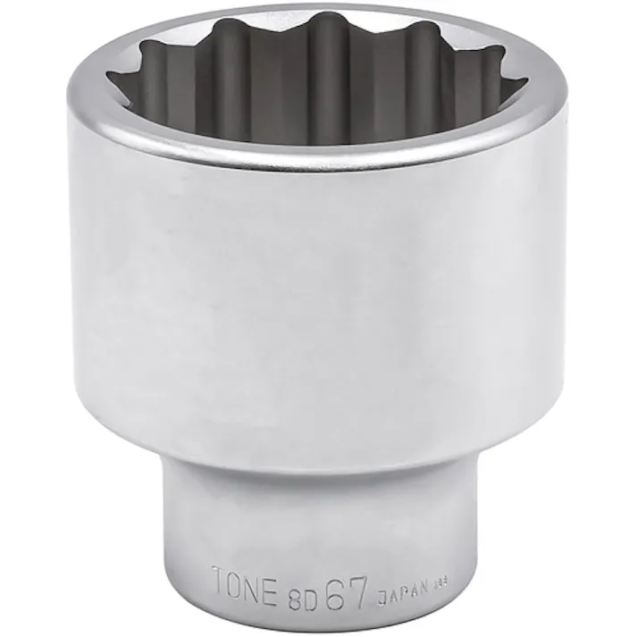 【CAINZ-DASH】TONE ソケット(12角) 67mm 8D-67【別送品】