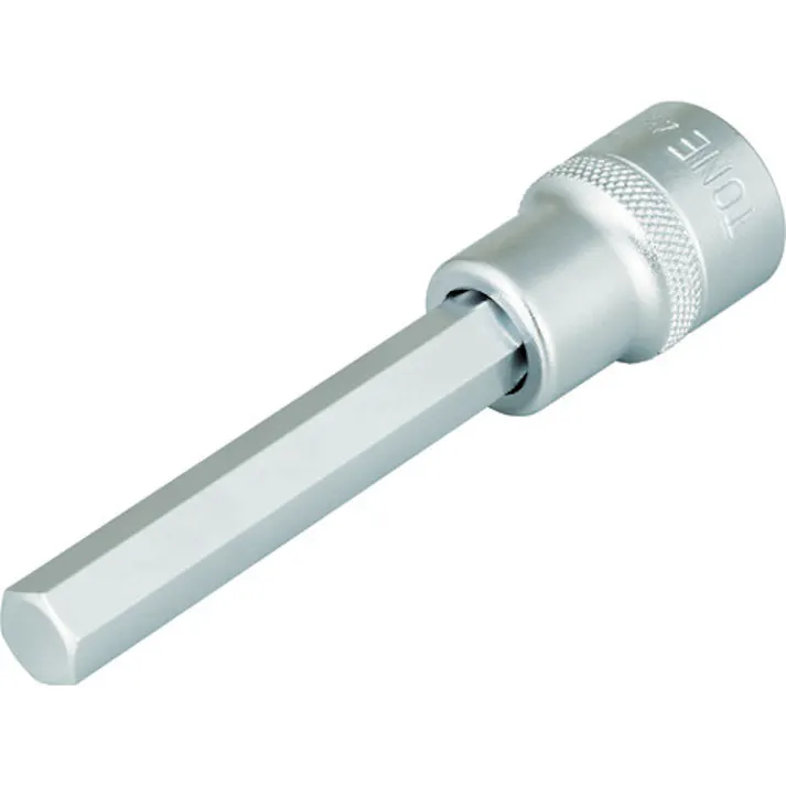【CAINZ-DASH】TONE ロングヘキサゴンソケット 対辺寸法6mm 全長100mm 4H-06L【別送品】