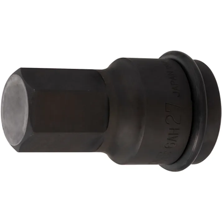【CAINZ-DASH】TONE インパクト用ヘキサゴンソケット 対辺寸法27mm 差込角19.0mm 6AH-27【別送品】