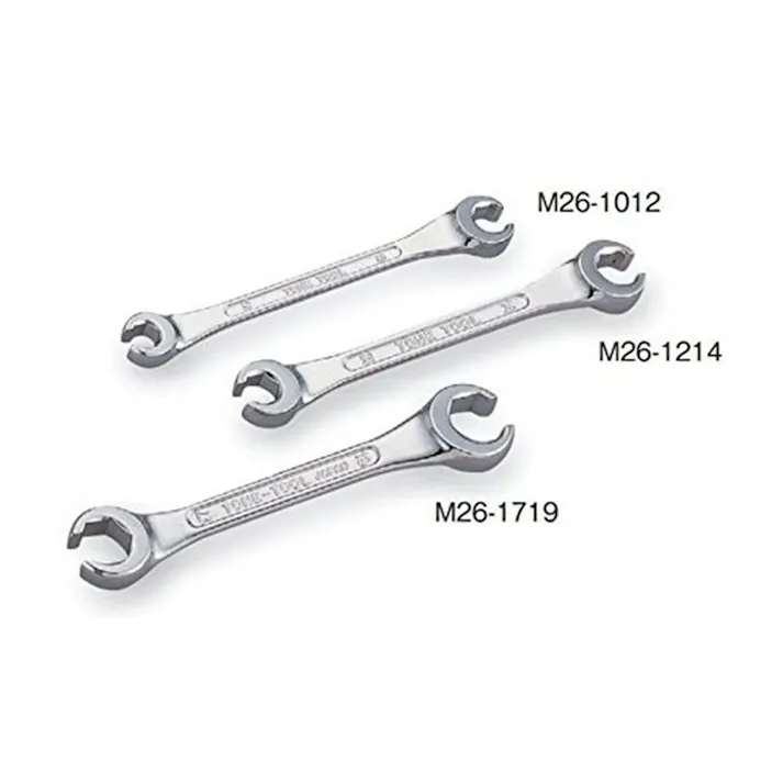 TONE トネ フレアナットレンチ 対辺寸法10×12mm 全長155mm M26-1012HP