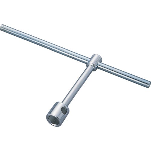 TONE T形レンチ 両口ホイルナットレンチ 対辺寸法6角:38mm 対辺寸法4角:20mm HW-3820 T形レンチ TONE T形レンチ 両口ホイルナットレンチ 対辺寸法6角:38mm 対辺寸法4角:20mm HW-3820 T形レンチ