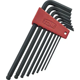 【CAINZ-DASH】TONE ロングボールポイントL形レンチセット 8pcs BPLB800【別送品】