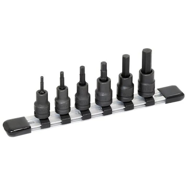 【CAINZ-DASH】TONE ヘキサゴンソケットセット(強力タイプホルダー付) 6pcs HKH306【別送品】