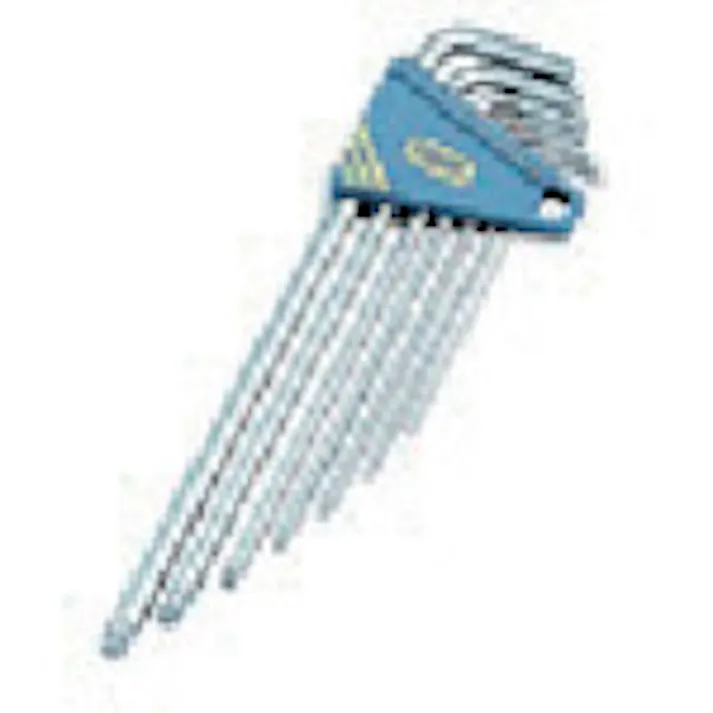 【CAINZ-DASH】TONE ボールポイント六角棒レンチセット マスターツールロングボールポイントL形レンチセット 7点セット BL700【別送品】