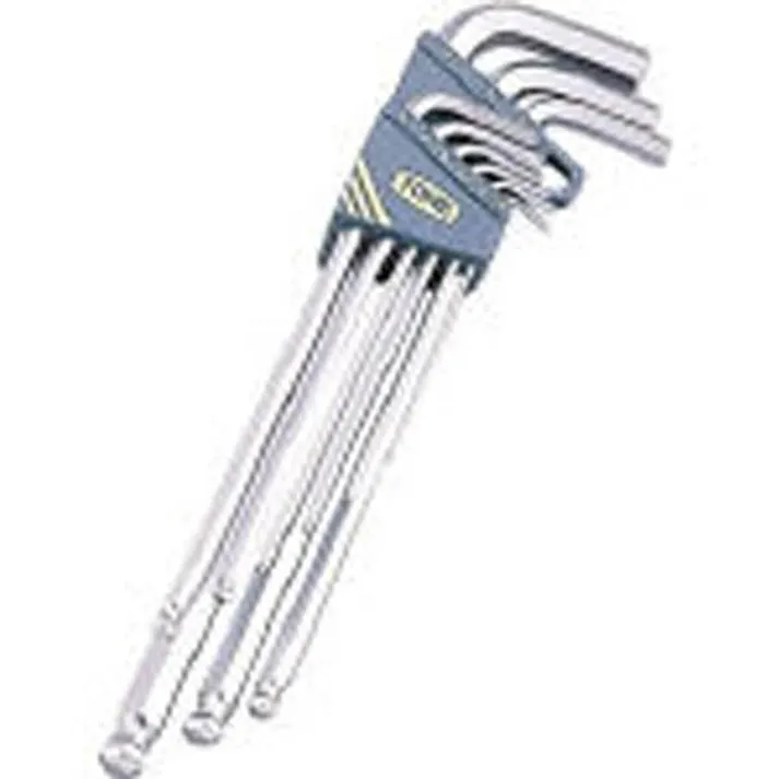 TONE トネ ボールポイント六角軸レンチセット マスターツールロングボールポイントL形レンチセット BL900 9点セット