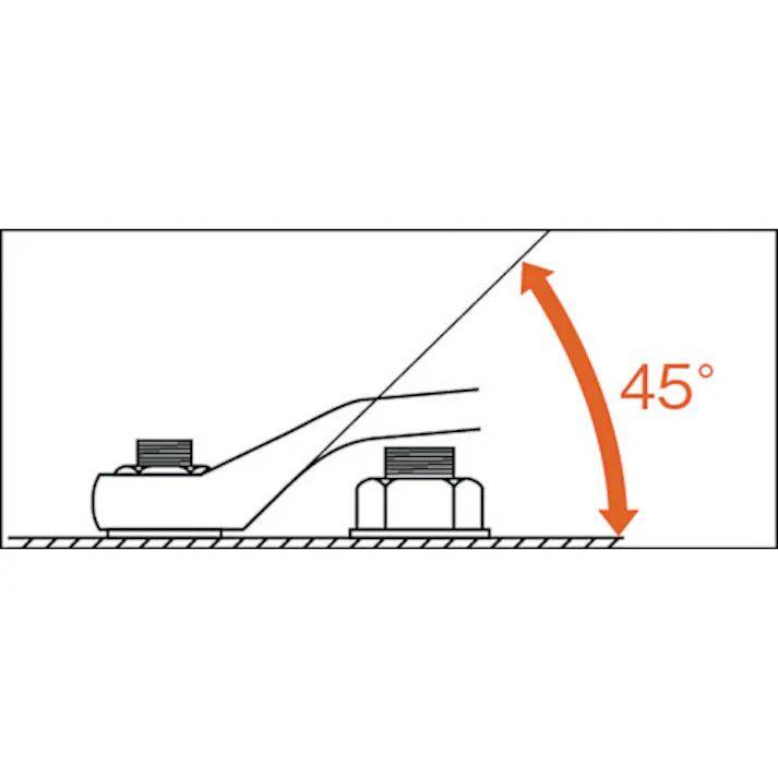 【CAINZ-DASH】TONE ショートメガネレンチ 19X21mm M46-1921【別送品】