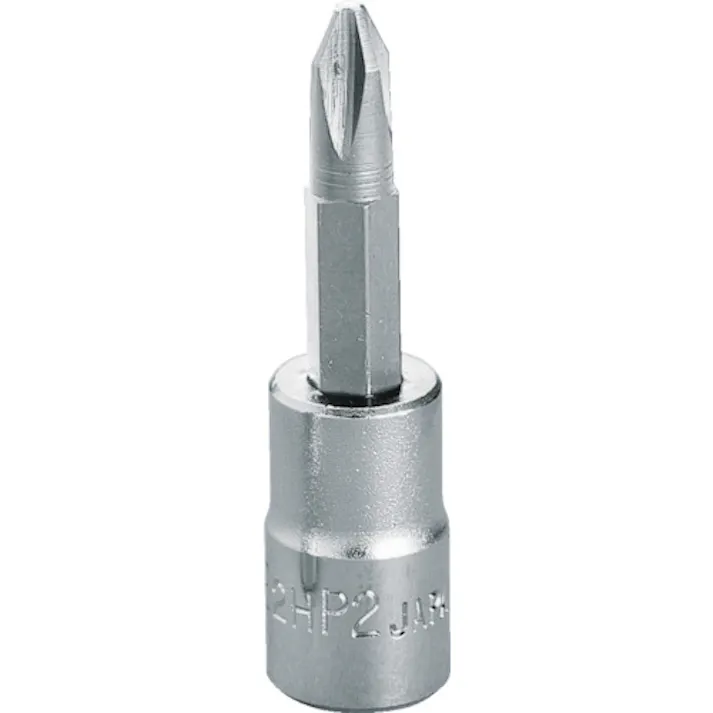 【CAINZ-DASH】TONE ドライバービットソケット (+)No.2 差込角6.35mm 2H-P2【別送品】