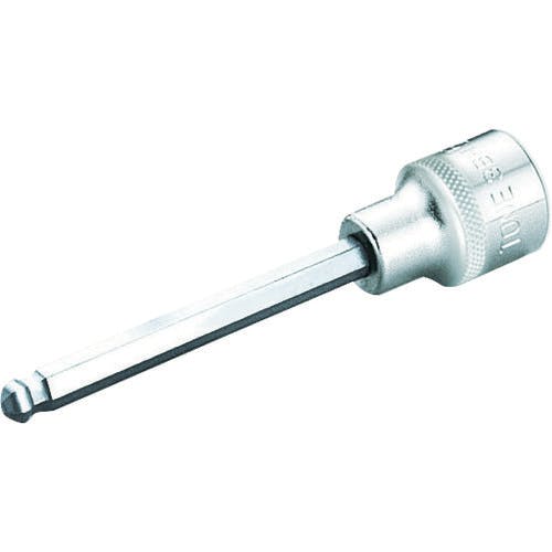 【CAINZ-DASH】ＴＯＮＥ ボールポイントヘキサゴンソケット　対辺寸法１０ｍｍ　差込角９．５ｍｍ　長さ４６ｍｍ 3BH-10【別送品】