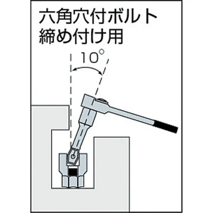 【CAINZ-DASH】TONE ロングボールポイントヘキサゴンソケット 対辺寸法8mm 差込角9.5mm 長さ96mm 3BH-08L【別送品】