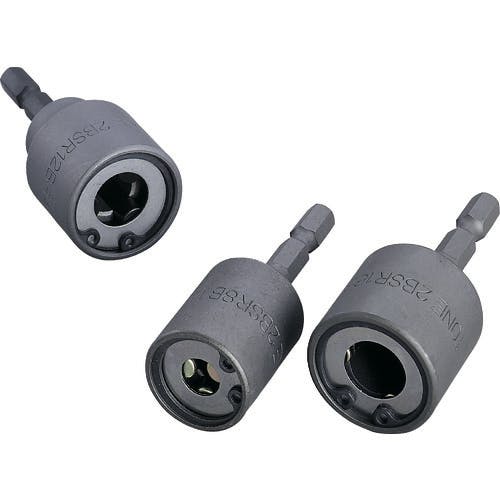 【CAINZ-DASH】ＴＯＮＥ 充電式電動ドリル用全ねじソケット　１／４ｉｎｃｈ 2BSR-08B【別送品】