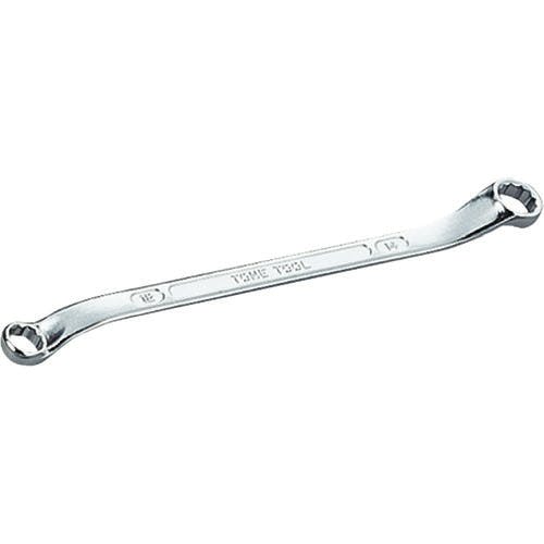 TONE 両口ロングメカニックめがねレンチ(45°×10°) 対辺寸法13×17mm 全長247mm M44-1317 両口めがねレンチ TONE 両口ロングメカニックめがねレンチ(45°×10°) 対辺寸法13×17mm 全長247mm M44-1317 両口めがねレンチ