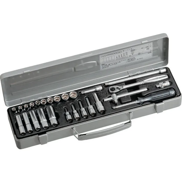 【CAINZ-DASH】TONE ミックスソケットレンチセット 26pcs MX200【別送品】