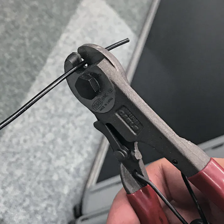 【CAINZ-DASH】TONE ワイヤーミニカッター201mm WMC-200【別送品】