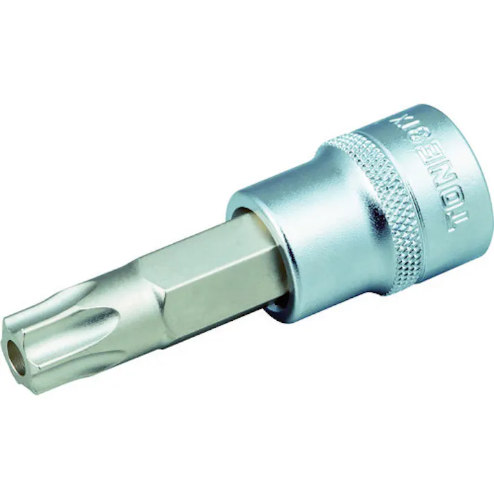 【CAINZ-DASH】TONE ヘックスローブソケット トルクスソケット(いじり防止タイプ) T55 差込角9.5mm 先端寸法11.17mm 3TX-T55H【別送品】