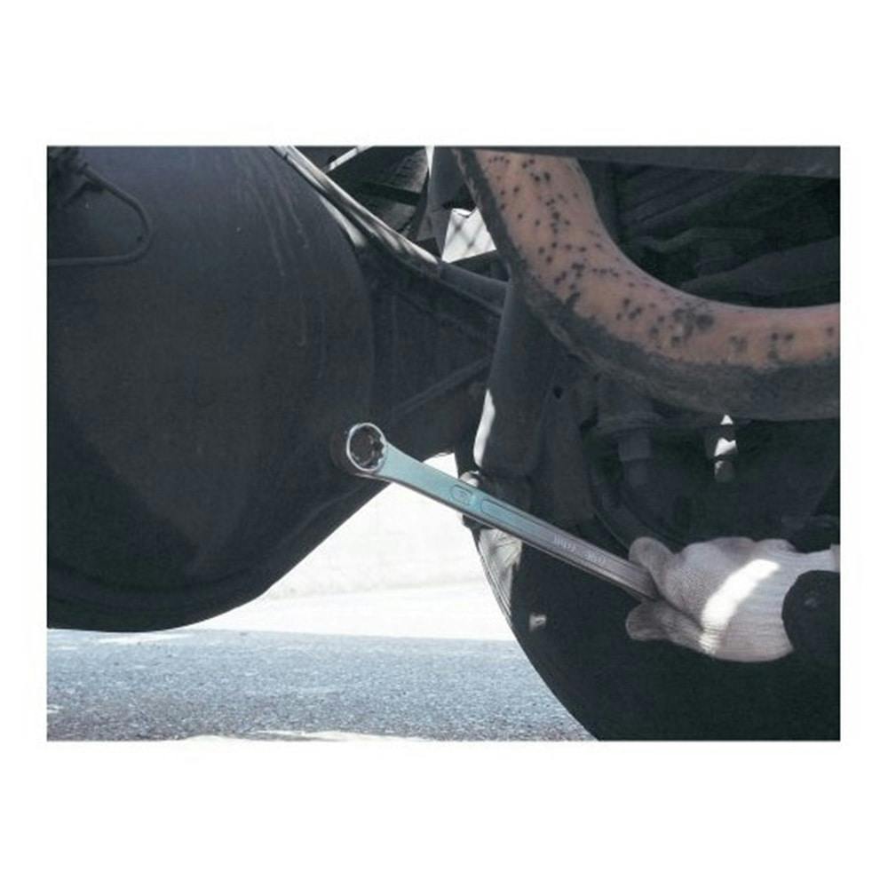 TONE トネ 超ロングメガネレンチ ストレート 対辺寸法12×14mm