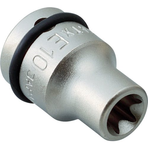 TONE インパクト用ヘックスローブソケット トルクスソケット E8 先端寸法7.47mm 3ATX-E08 インパクト用ヘックスローブソケット TONE インパクト用ヘックスローブソケット トルクスソケット E8 先端寸法7.47mm 3ATX-E08 インパクト用ヘックスローブソケット