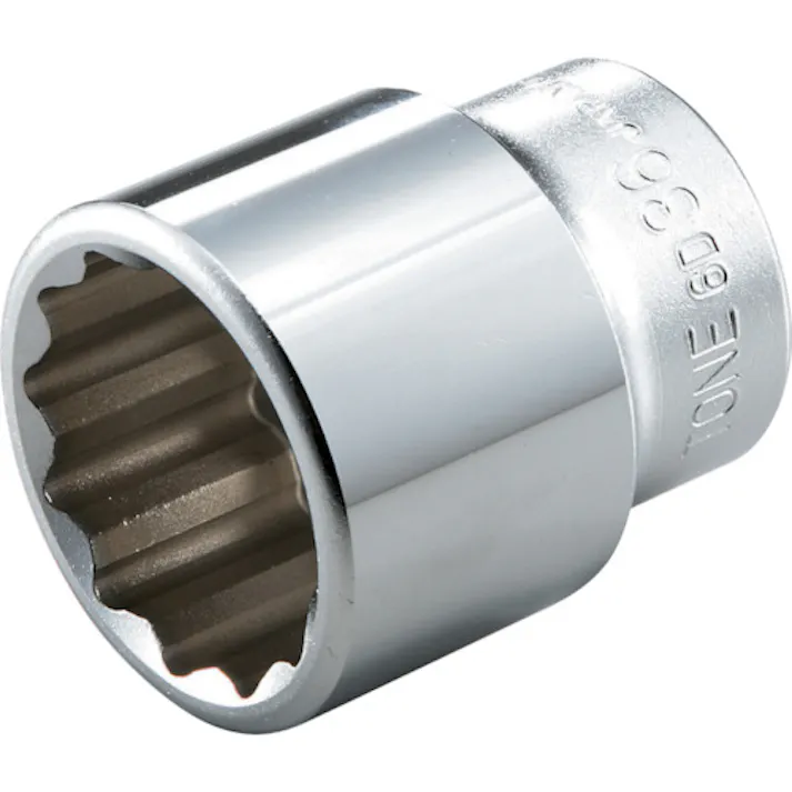 【CAINZ-DASH】TONE ソケット(12角) 対辺寸法41mm 全長63mm 6D-41【別送品】