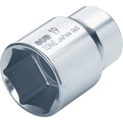 TONE ソケット(6角) 対辺寸法10mm 全長26mm 3S-10 ソケット(ソケット) TONE ソケット(6角) 対辺寸法10mm 全長26mm 3S-10 ソケット(ソケット)