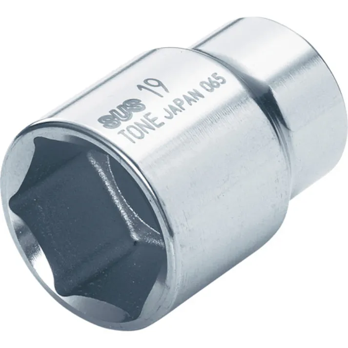 【CAINZ-DASH】TONE ソケット(6角) 対辺寸法23mm 全長33mm 3S-23【別送品】