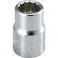 【CAINZ-DASH】TONE ソケット(12角) 対辺寸法12mm 全長26mm 3D-12【別送品】