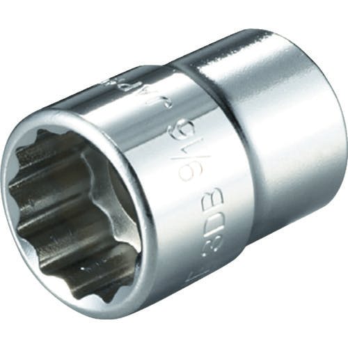 TONE ソケット(インチ) (12角) 吋目 7/16inch 全長26mm 3DB-14 ソケット(インチ) TONE ソケット(インチ) (12角) 吋目 7/16inch 全長26mm 3DB-14 ソケット(インチ)