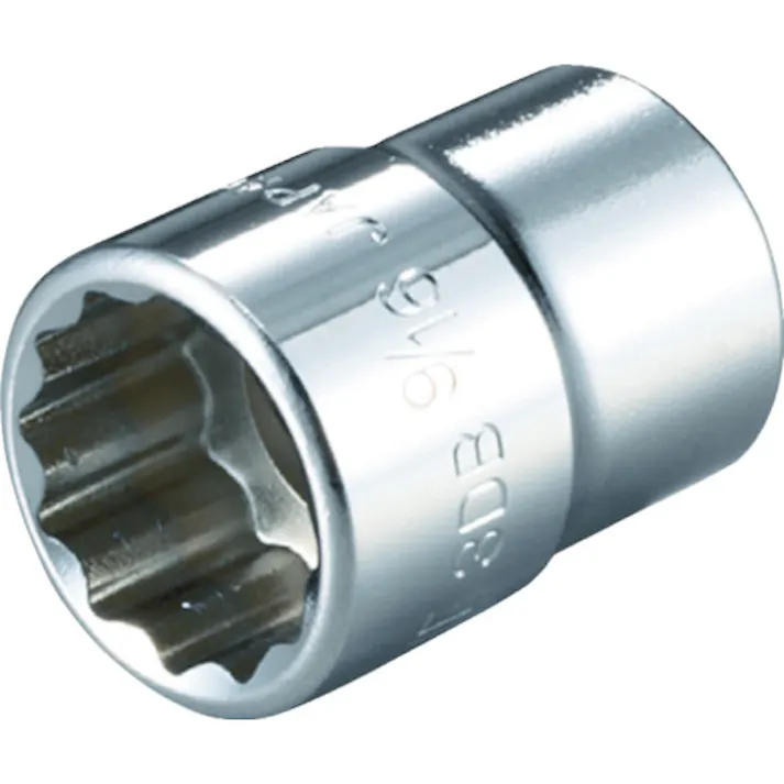 【CAINZ-DASH】TONE ソケット(インチ) (12角) 吋目 19/32inch 全長29mm 3DB-19【別送品】