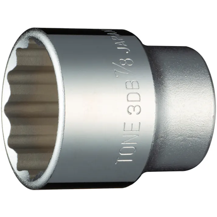 【CAINZ-DASH】TONE ソケット(インチ) (12角) 吋目 7/8inch 全長33mm 3DB-28【別送品】