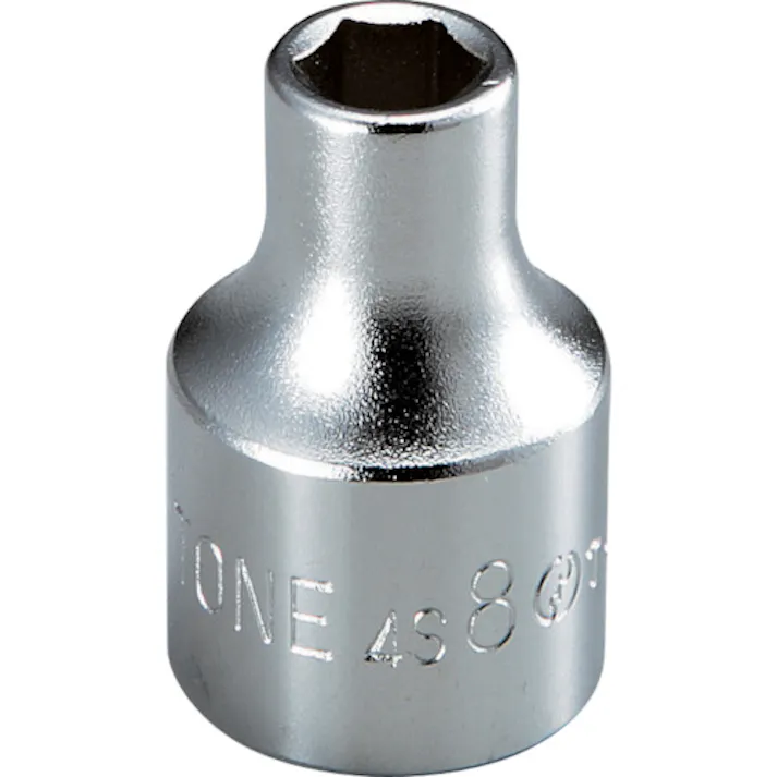 【CAINZ-DASH】TONE ソケット(6角) 対辺寸法9mm 全長35mm 4S-09【別送品】