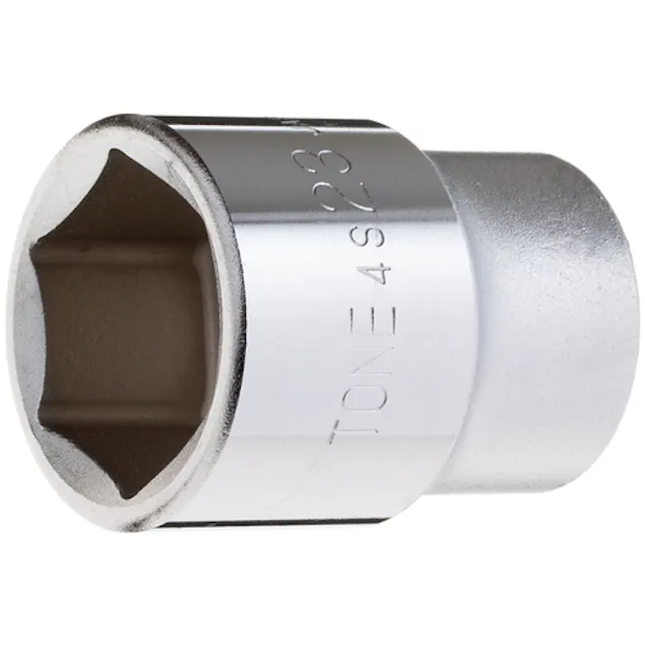 【CAINZ-DASH】TONE ソケット(6角) 対辺寸法23mm 全長41mm 4S-23【別送品】