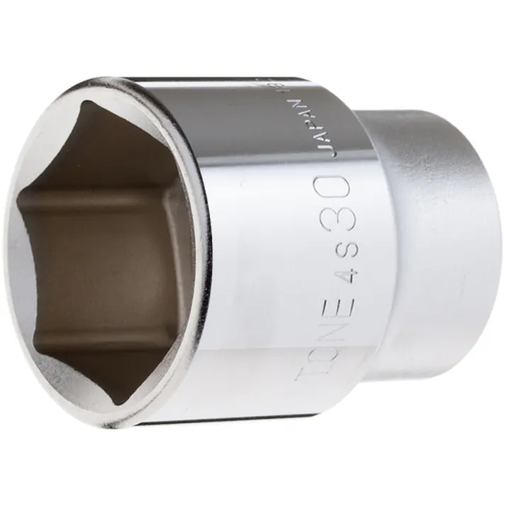 【CAINZ-DASH】TONE ソケット(6角) 対辺寸法30mm 全長47mm 4S-30【別送品】