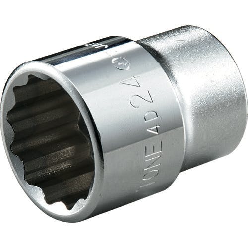 【CAINZ-DASH】ＴＯＮＥ ソケット（１２角）　対辺寸法２４ｍｍ　全長４１ｍｍ 4D-24【別送品】