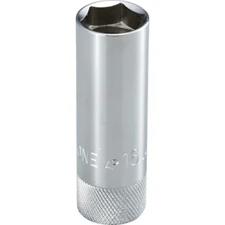 【CAINZ-DASH】TONE プラグソケット(自動車整備用) (6角・マグネット付) 対辺寸法18mm 全長64mm 4P-18【別送品】