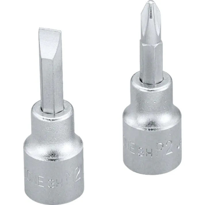 【CAINZ-DASH】TONE ドライバービットソケット (+)No.3 差込角9.5mm 3H-P3【別送品】
