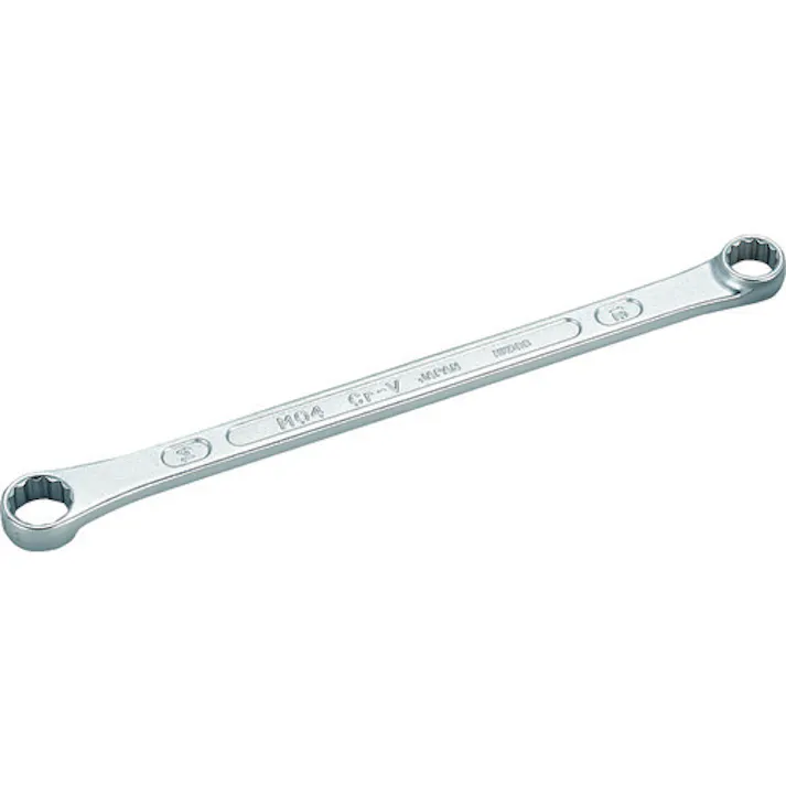 【CAINZ-DASH】TONE 両口ロングめがねレンチ(ストレート) 対辺寸法12×14mm 全長224mm M04-1214【別送品】