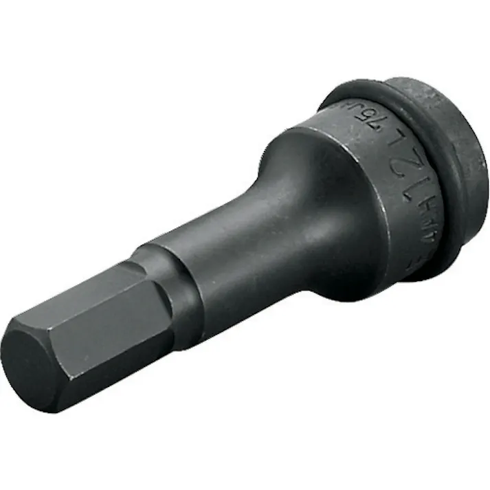 【CAINZ-DASH】TONE インパクト用セミロングヘキサゴンソケット 12mm 4AH-12L75【別送品】