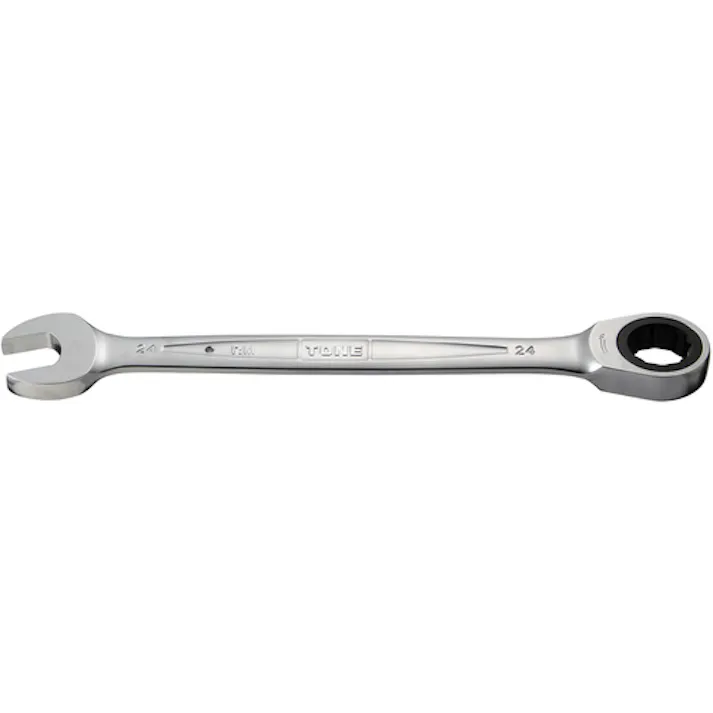 【CAINZ-DASH】TONE ラチェットめがねレンチ 対辺寸法24mm 全長321mm RM-24【別送品】