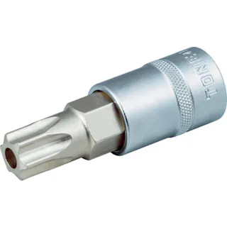 【CAINZ-DASH】TONE ヘックスローブソケット トルクスソケット(いじり防止タイプ) T45 先端寸法7.77mm 4TX-T45H【別送品】