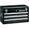 【CAINZ-DASH】TONE ツールチェスト 508X232X302mm ブラック BX230BK【別送品】
