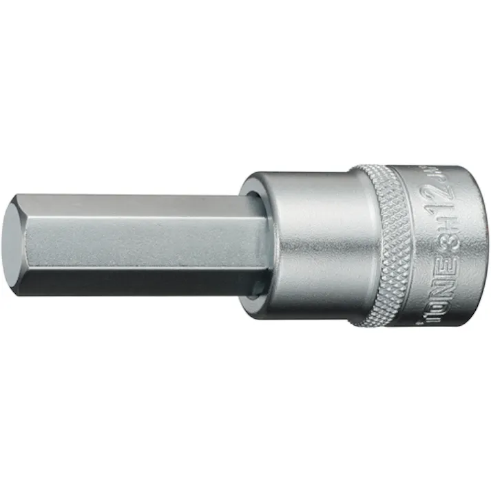 【CAINZ-DASH】TONE ヘキサゴンソケット 対辺寸法12mm ビット長さ33mm 3H-12【別送品】